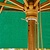 Parasol Solid Wood 3m Green