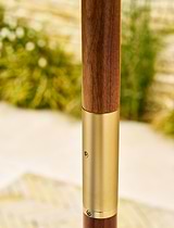 Parasol Solid Wood 3m Green