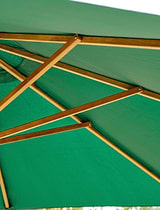 Parasol Solid Wood 3m Green