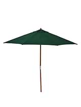 Parasol Solid Wood 2.5m Green