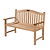 Wasdale Teak Bench 4 Seater 180cm