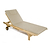 Winchcombe Sun Lounger Cushion Natural