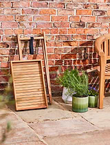 Hidcote Teak Butlers Tray 55cm x 40cm & Folding Stand
