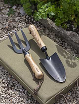 Horton Fork & Trowel Set Black