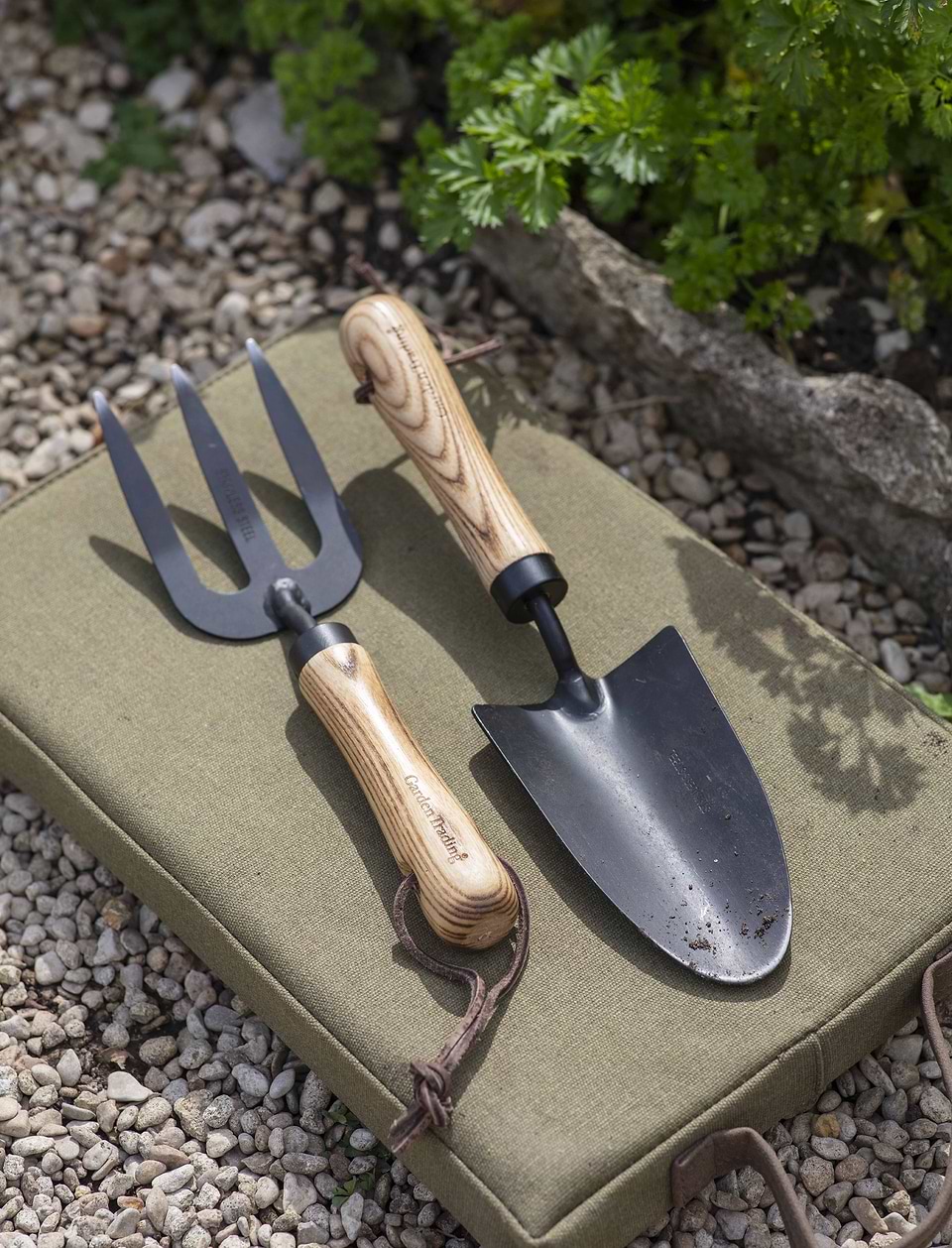 Horton Fork & Trowel Set Black