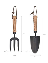 Horton Fork & Trowel Set Black