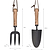 Horton Fork & Trowel Set Black