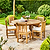 Churn Teak Table 150cm & 8 Grisdale Chairs