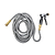 Hose Pipe with Adjustable Spray Gun 15M Grey