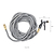 Hose Pipe with Adjustable Spray Gun 30M Grey