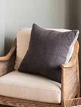 Kempsford Cushion 60x60cm Grey Wool