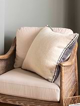 Kempsford Cushion 60x60cm Grey Wool