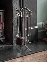 Batsford Fireside Tool Set Antique Pewter