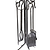 Batsford Fireside Tool Set Antique Pewter
