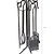Batsford Fireside Tool Set Antique Pewter