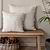 Boxwell Stripe Cushion 60x60cm Natural