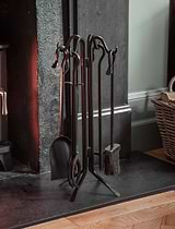 Batsford Fireside Tool Set Black