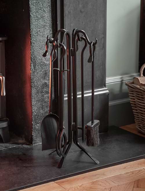 Batsford Fireside Tool Set Black