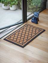 Diamond Doormat Small Natural