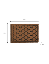 Hexagon Doormat Large Natural