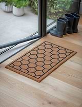 Hexagon Doormat Small Natural