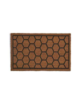 Hexagon Doormat Small Natural