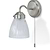 Fovant Bathroom Glass Wall Light Satin Nickel
