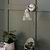 Fovant Bathroom Glass Wall Light Satin Nickel