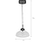 Fovant Fluted Glass Pendant Light Antique Bronze