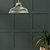 Fovant Fluted Glass Pendant Light Satin Nickel