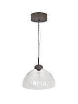 Fovant Glass Pendant Light Large Antique Bronze
