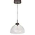 Fovant Glass Pendant Light Large Antique Bronze