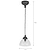 Fovant Glass Pendant Light Small Antique Bronze