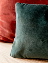 Foxcote Cushion 30x50 Forest Green Velvet