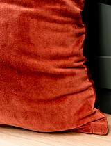 Foxcote Cushion 60x60 Rust Velvet