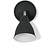 Harlaxton Wall Light Carbon Steel