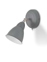 Harlaxton Wall Light Charcoal Steel