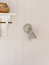 Harlaxton Wall Light Clay Steel
