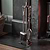 Latton Fireside Tool Set Large Antique Pewter