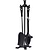 Latton Fireside Tool Set Large Black