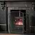 Latton Folding Firescreen Antique Pewter