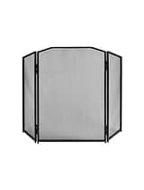 Latton Folding Firescreen Black