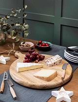 Midford Round Serving Board Medium Natural