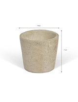Radstock Pot 12cm Stone