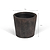 Radstock Pot 15cm Antique Brown
