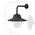 Semington Wall Light Carbon Steel