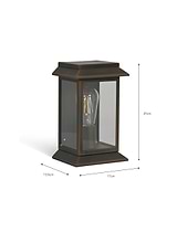 Stourton Wall Light Antique Bronze Steel