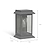 Stourton Wall Light Charcoal Steel