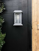 Stourton Wall Light Charcoal Steel