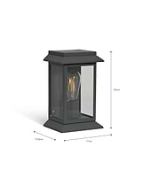 Stourton Wall Light Carbon Steel